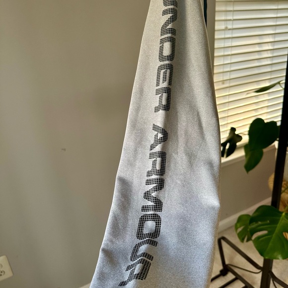 Under Armour ColdGear Men's Light Gray Pullover Hoodie - Picture 6 of 8